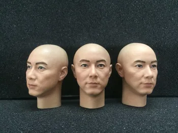 

1/6 Scale Asian Male Head Sculpt Dicky Cheung Male Actor Head Carving for 12'' Action Figure Body Accessory