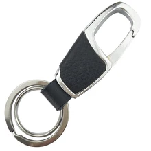 Стильный автомобильный брелок из кожи и металлического сплава для Audi A4 A6 A8 Q3 Q7 BMW M3 M5 E36 E39 F10 F30