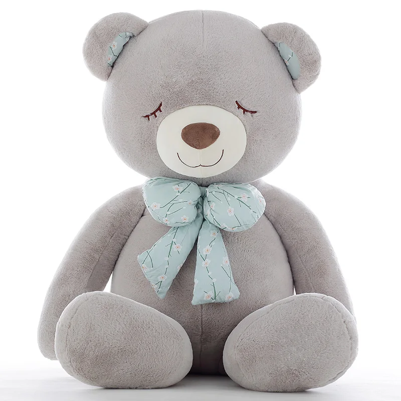 giant grey teddy bear