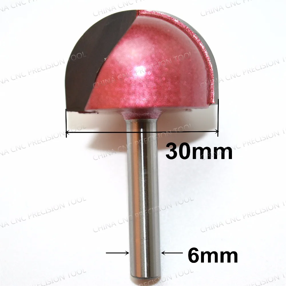 6mm*30mm,freeshipping Cnc Solid Carbide End Mill,tungsten Steel