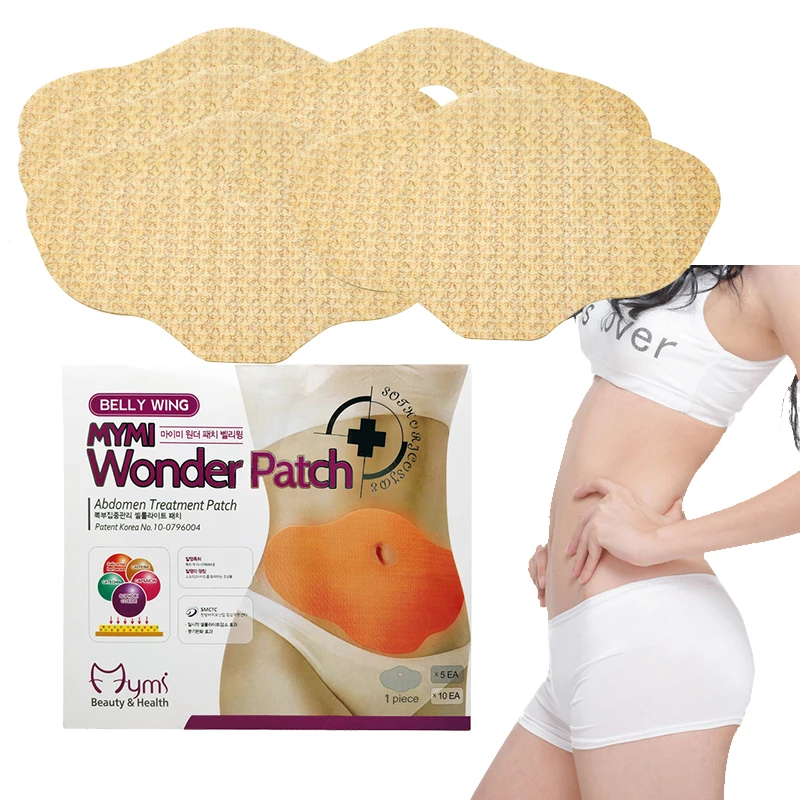 

10pcs MYMI Wonder Slimming Patch Belly Slim Patch Abdomen Weight Loss Fat burning Navel Stick Plaster