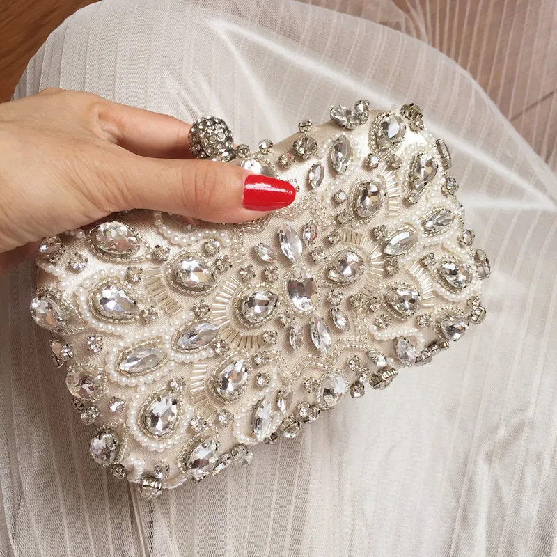 Mochilas Mujer Рамки Вечерние сумки Ежедневные клатчи diamond Бисер Жемчуг Леди Классический Грейс Роскошные Сумки