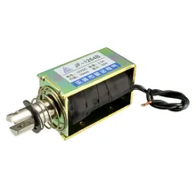 Uxcell 1PCS DC 12/24V Solenoid Electromagnet 400mA 9.6/30W 25/22N 10mm Pull Type Linear Motion Solenoid Electromagnet Uxcell 1PCS DC 12/24V Solenoid Electromagnet 400mA 9.6/30W 25/22N 10mm Pull Type Linear Motion Solenoid Electromagnet