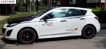 

LEFT SIDE Car Stickers Contracted Fashionable Personality Car Styling Waterproof Exclusive Custom Covers Car Accessories