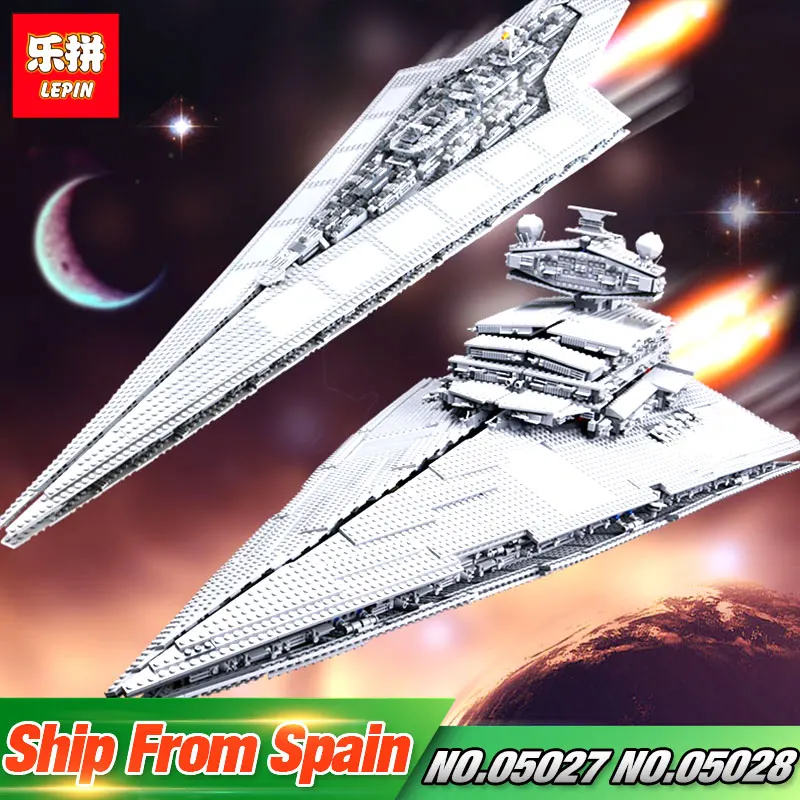 DHL educativos 05027 de 05028 juguetes Wars 10030 de 10221 estrellas destructor modelo bloques de construcción ladrillos juguetes para niños Navidad regalos - 1