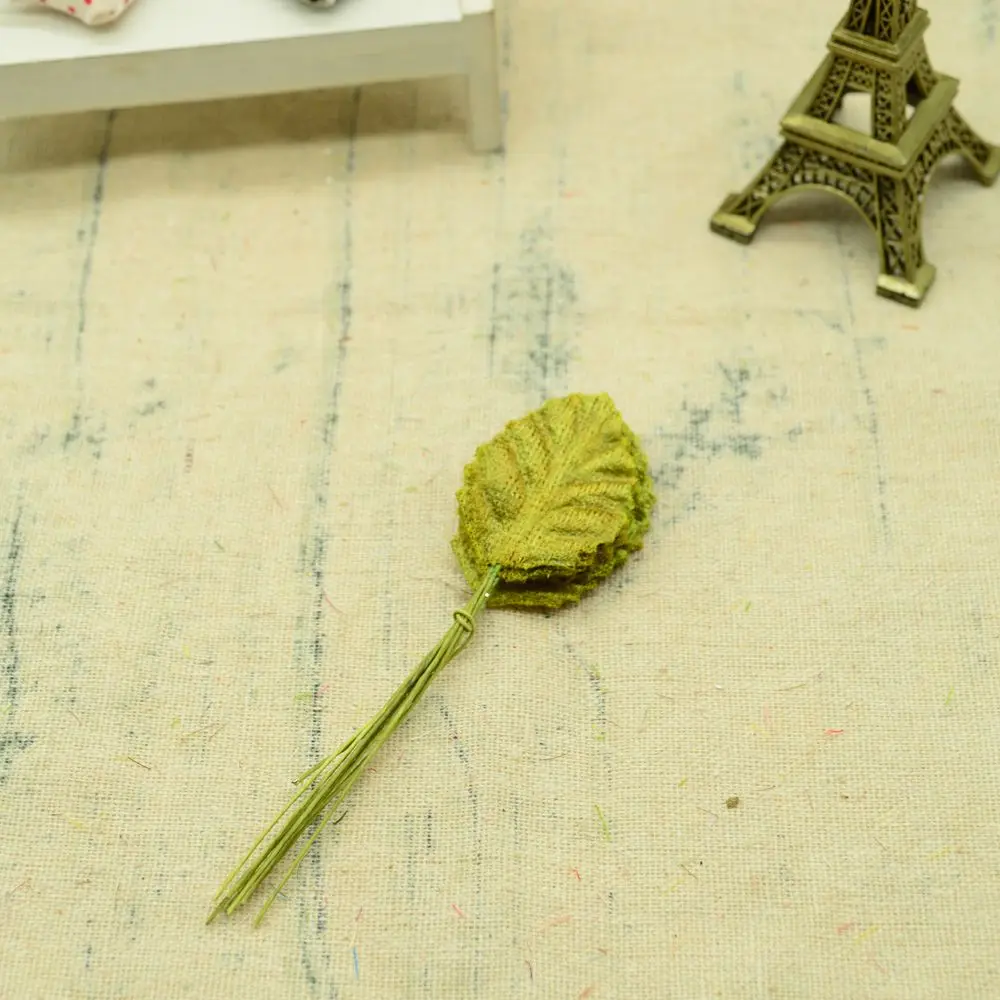 10 шт. шелковые листья diy Подарочная коробка Рождественский Декор цветы для дома