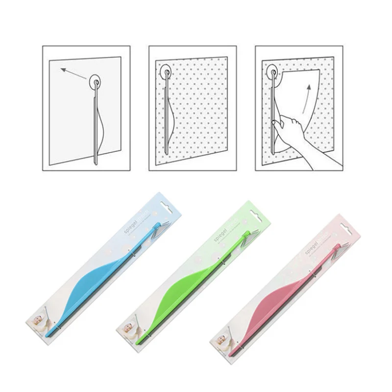 FHEAL Flat Mirror Window Glass De fog Brush Wiper Cleaner For Washroom Bath Vapour Mirror face Cleaner Bathroom Accessories (9)
