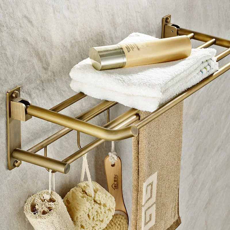 Preise TT Antike soild messing carving bad zubehör bronze runde basis wand montieren bad hardware set wc pinsel halter