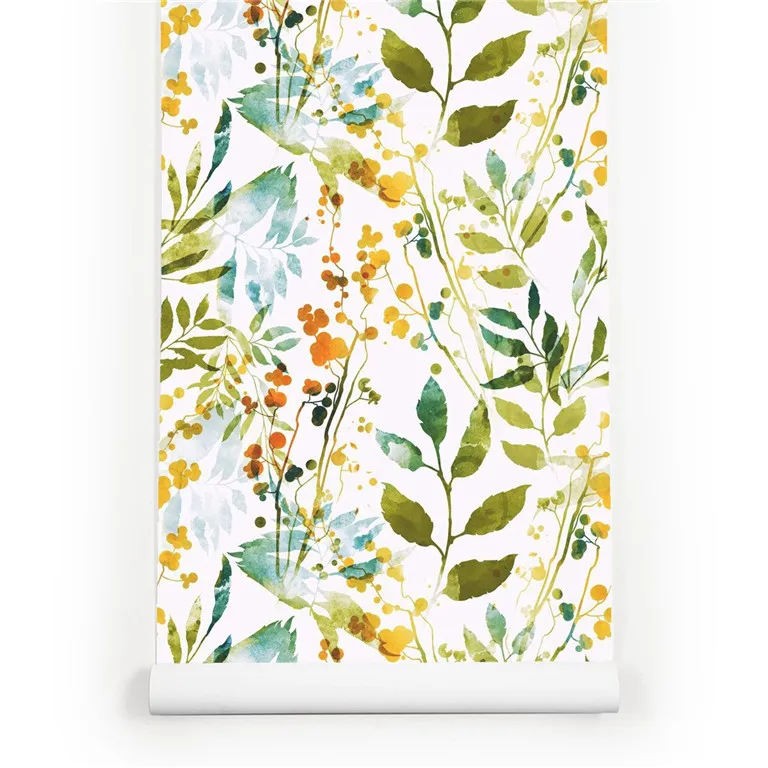 boho desenhado à mão com ervas de