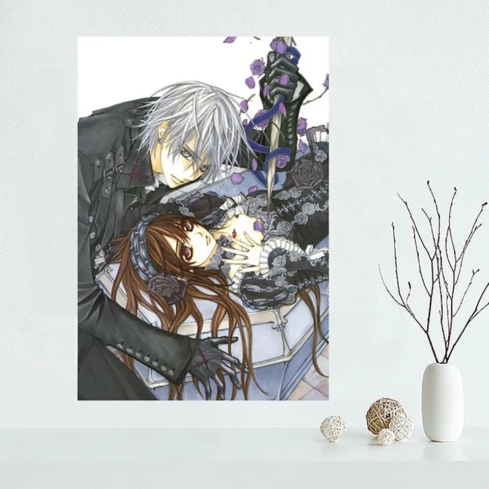 

Home Decoration Print Painting 1 Panel Picture Vampire Knight Wall Art Animation Modular Canvas Poster Modern Bedside Background