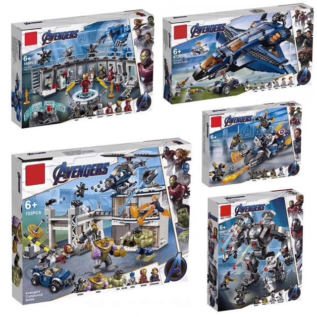 

New Avengers 4 Fit legoings marvel 76126 76131 76123 76124 76125 Superheroes Endgame Figures Building Blocks bricks Toy Gifts