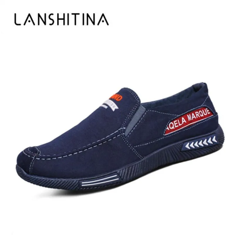 Meilleur 2018 Hommes Appartements de Toile Chaussures Hommes Denim Tissu Casual Chaussures D été Solide Chaussures Vulcaniser Chaussures Confortables hommes En Plein Air chaussures