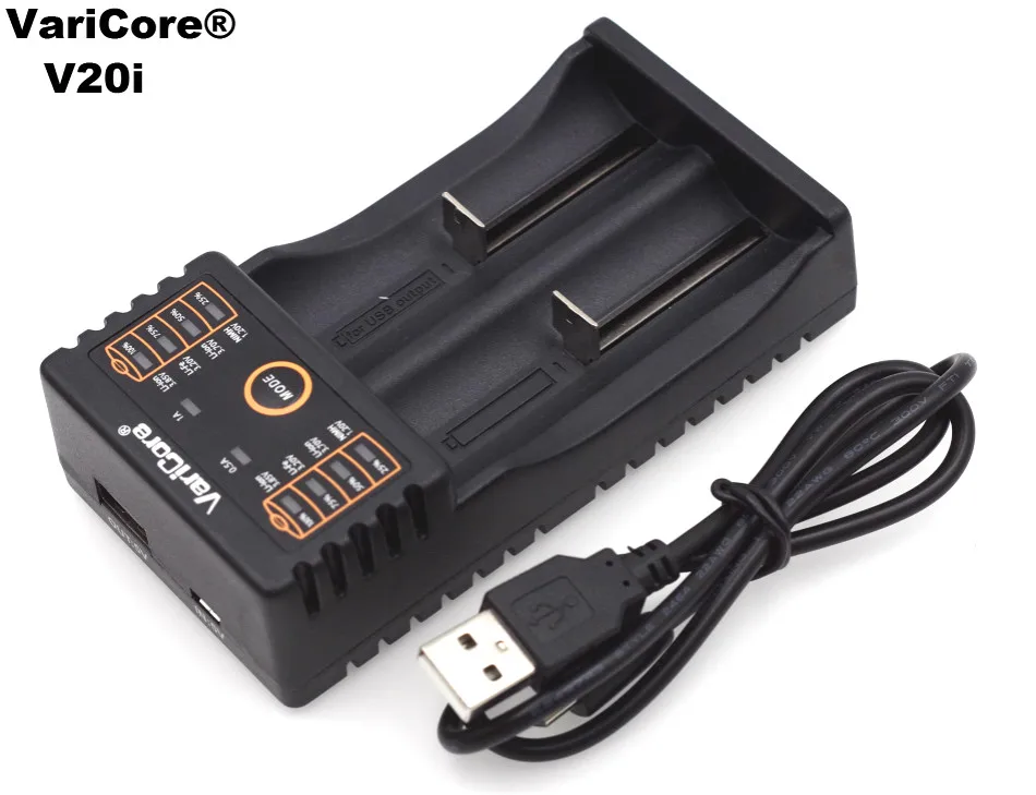 VariCore U4 V10 V20I 1,2 V/3,2 V/3,7 V/4,25 V 18650/26650/18350/16340/18500/26500/14500/AA/AAA зарядное устройство для никель-металл-гидридных и литиевых Батарея Зарядное устройство - Цвет: V20I And USB Cable