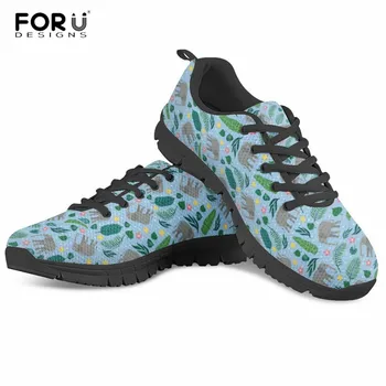 

FORUDESIGNS Elephant Prints Sneakers Men Spring/Autumn Breathable Casual Shoes Male Mesh Shoes College Students Walking Shoes