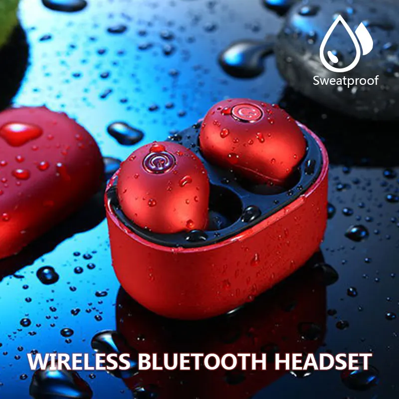 Спортивные наушники TWS Mini wireless Bluetooth 5,0 наушники-вкладыши стерео наушники с зарядным устройством Водонепроницаемая гарнитура