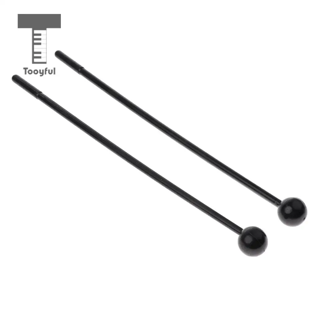 Tooyful 1 Pair Plastic Bell Mallets Glockenspiel Sticks Musical Percussion Mallet stick Musical i Instrument Parts 