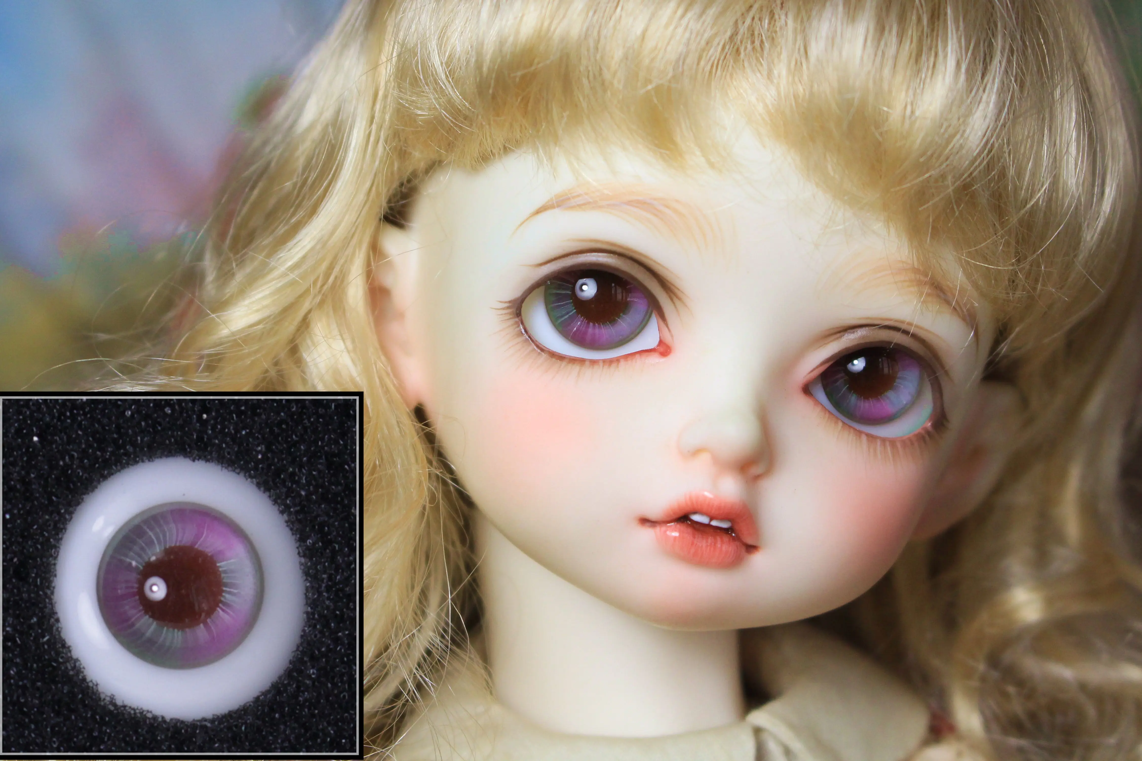 Кукольный глаз BJD подходит для 12 мм 14 16 18 реалистичный стеклянный глаз/H04 зеленый