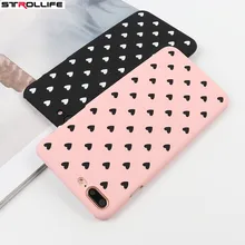 

Cartoon Love Heart Pattern Couple Phone Cases For Iphone 6 Case Cute Peach Heart Hard Shell Case Cover For Iphone 6 6S 7 Plus 5s