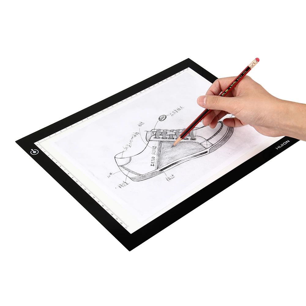 Huion L4S 17," ультра тонкий 5 мм светодиодный светильник Pad USB Трассировка доска Pad карандаш Портативный USB интерфейс светильник Pad Активная область