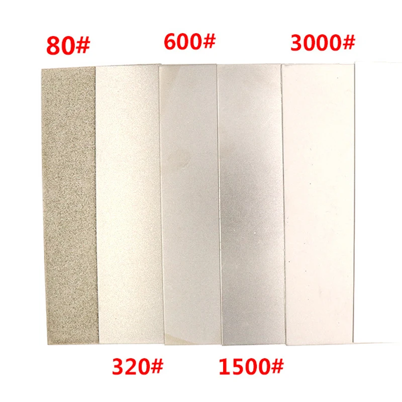 1pcs 80-3000 Grit Thin Whetstone Knife Polishing Plate Tools Fine Polished Diamond Square Sharpened Grinding Abrasive Stone