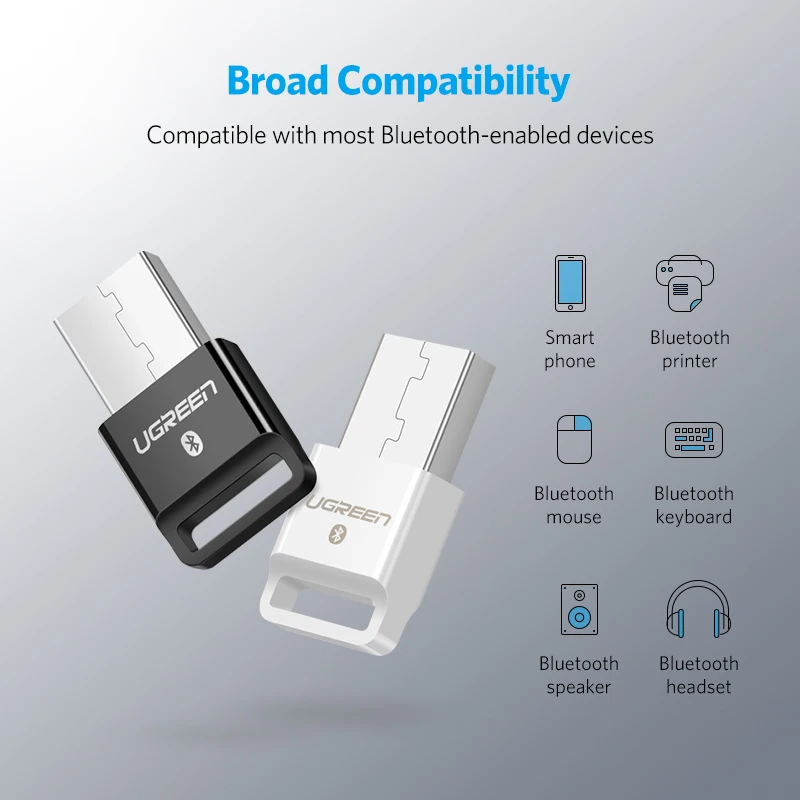 USB Bluetooth передатчик Ugreen приемник 4 0 адаптер ключ aptx беспроводные наушники ПК