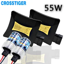 55 W 12 V HID тонкий балласт+ ксеноновая лампа HID лампочки для фар комплект фар автомобиля H1 H3 9006 9005 880 H27 hb4 H11 H7 авто фары Наборы