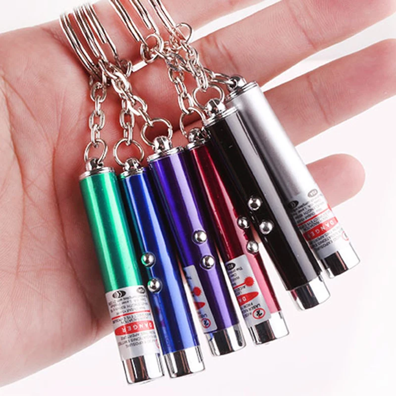 OnnPnnQ 2 in 1 Metal Laser Funny Cat Stick Fashion Pet Toy Laser Pointer Pen Cat Play Interactive Tool For Cat Training Supplies4