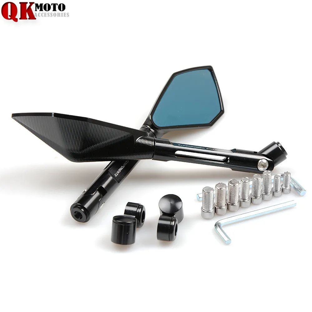 

CNC Aluminum Universal Motorcycle mirrors Side mirror rearview for SUZUKI GSR 600 750 1000 GSR600 GSR750 GSR1000