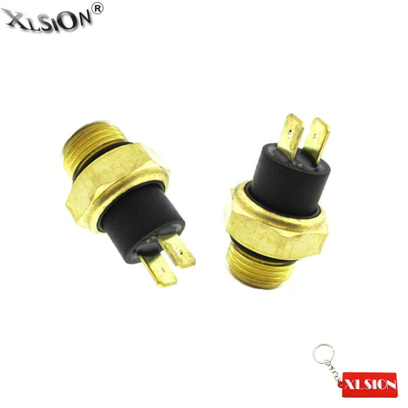 Xlsion Aftermarket 2pcs M16 Radiator Thermal Fan Switch For 250cc Water