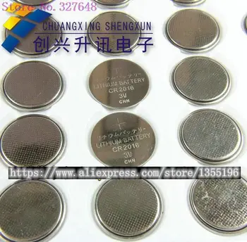 

10pcs/lot CR2016 3V button battery alarm car remote control key battery electronic dictionary