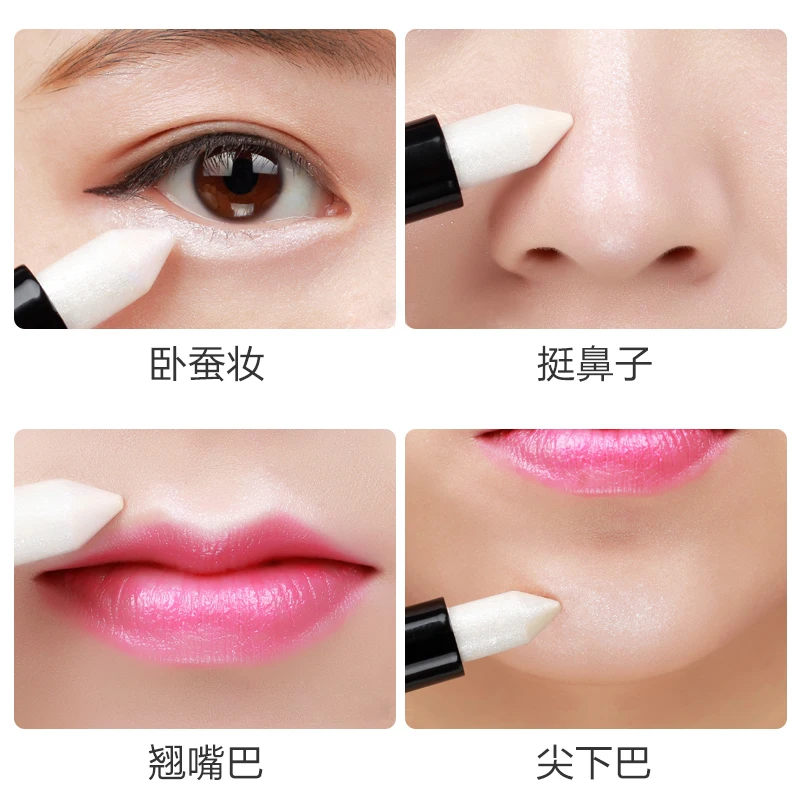 Новые горячие двухконцевые мерцающие карандаши для век для женщин глаза для осветления лица белые блестящие хайлайтеры тени для век макияж