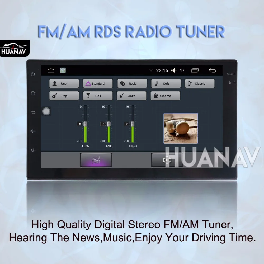 Excellent Universal Car radio Player GPS navigation for most car 2 din 178*100MM Android 6.0 1GB+16GB 7 INCH Multimedia AUTO Stereo 3