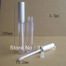 3,5 мл Мини Блеск для губ тюбик пакет маленькая бутылка для губ, косметическая упаковка небольшой косметический контейнер