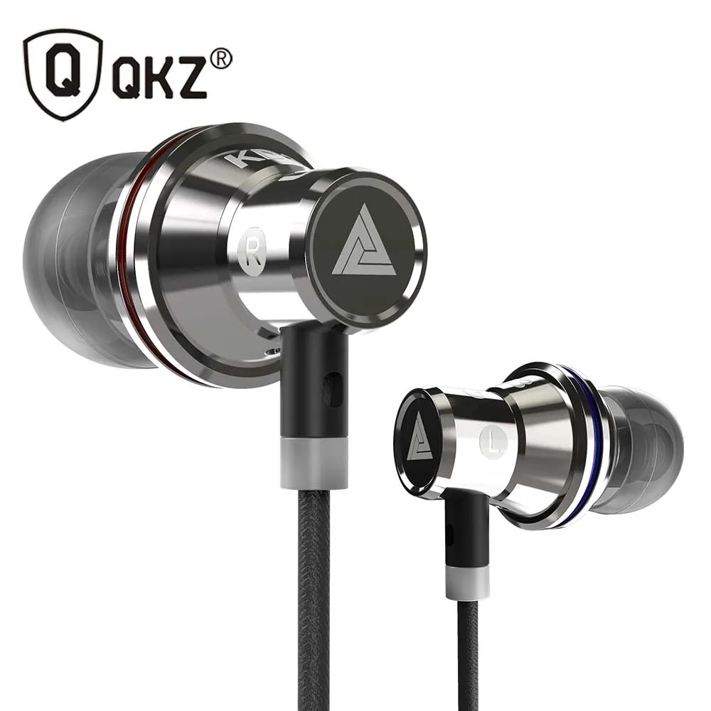 Наушники QKZ KD3 микрофон качество звука fone de ouvido Enthusiast bass вкладыши медная штамповка