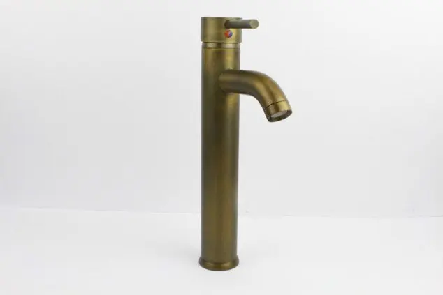 

Antique Brass Single Hole Single Handle Pure Copper Water Tap,Deck Mounted, free shipping