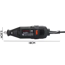 Мини шлифовальная черная шлифовальная электрическая мельница практичная полированная притирочная машина для инструмент, прямые поставки