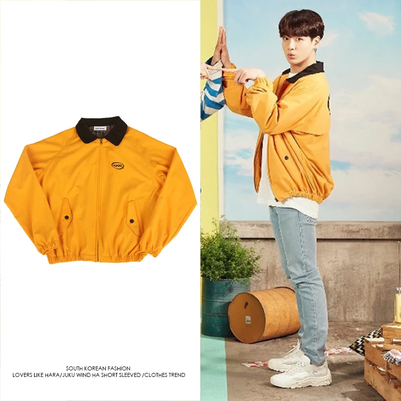 Women Jackets Bangtan Boys Kpop Bomber Jacket Fans Supportive Jungkook Same Style Outwear Unisex Autumn Streetwear Hip Hop Coat