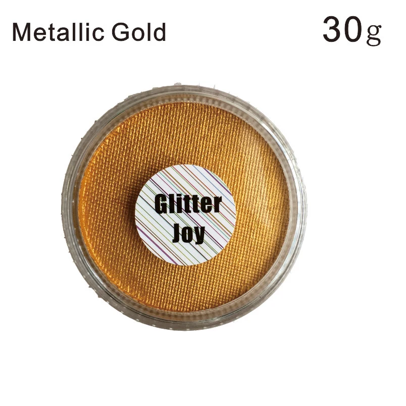 Metallic Golden 30g/pc Water Based Face And Body Paint Pigment Great Use in Festival Party Fancy Dress Beauty Makeup Tool 2