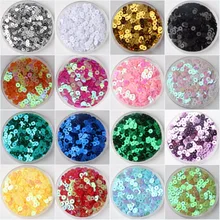 Shoe-Caps Dress Paillette Garment Diy-Accessory Wedding-Decoration Sequins Round Flat