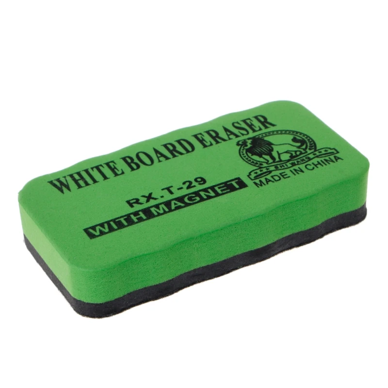 1pc Magnetic Whiteboard Erasers Dry-Wipe Whiteboard Eraser Marker Cleaner Dry Erase Board Kids School Office Supplies