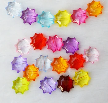 

750pcs 13mm Beautiful Transparent Acrylic octagon Beads With Hole For Jewelry Craft DIY Necklace Bracelet Puzzle Game E12