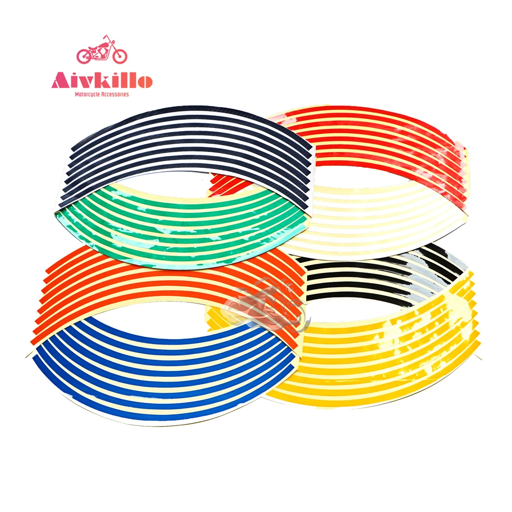 

Multi-Color Car Motorcycle Wheel Rim Tape Stickers Vinyl decals for Honda Kawasaki Suzuki Yamaha Ducati BMW