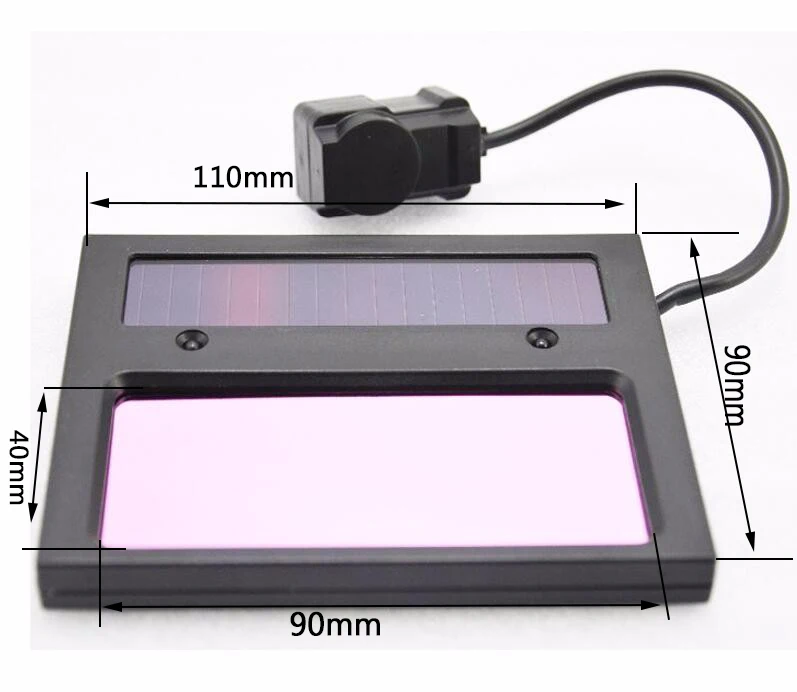 Функция проверки мощности Быстрый отклик фильтр долгий срок службы Сварочная маска Автоматическое затемнение сварочный шлем