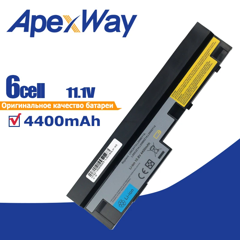 Bateria do Portátil Lenovo Ideapad6 Cells 4400mah 11.1v Células S100 S103 S205 S110 U160 S100c S205s U165 L09s6y14 L09m6y14 Células