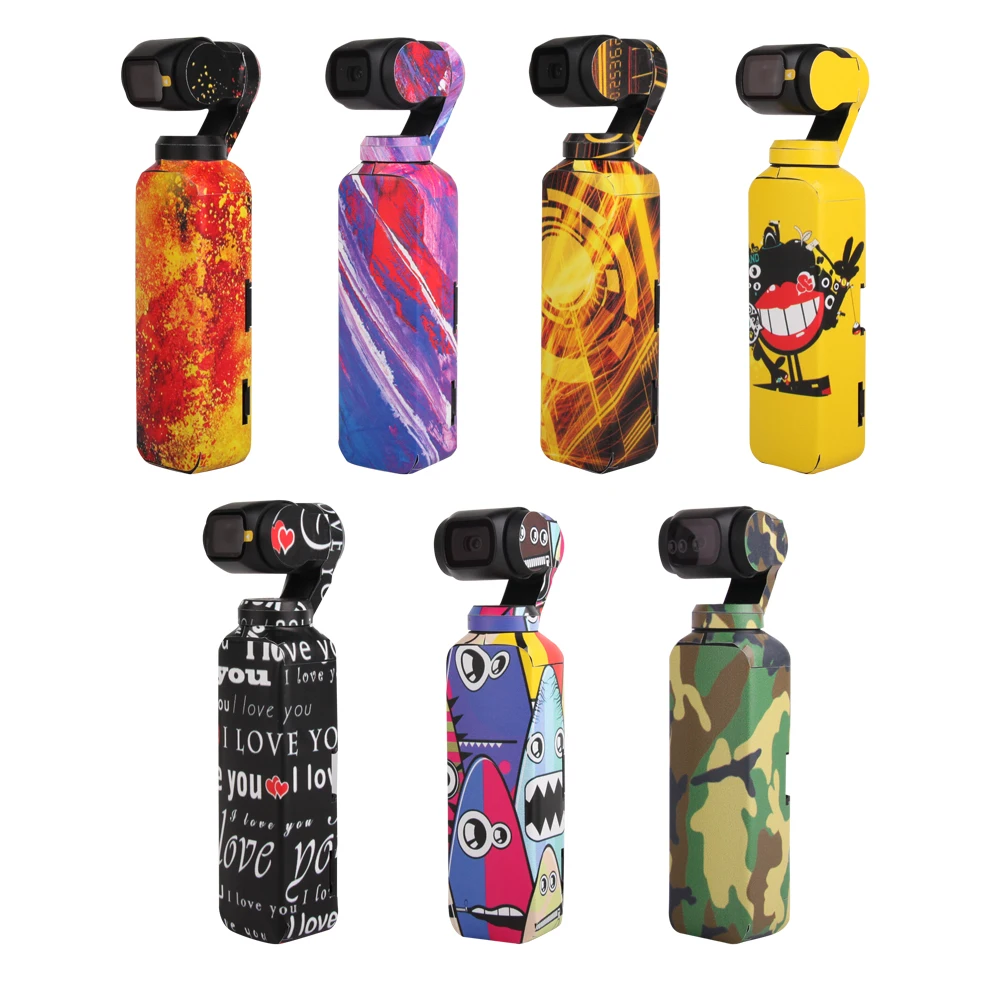 

DIY Exquisite Pattern Design Colorful Skin Sticker For DJI OSMO Pocket Camera Handheld Gimbal Stabilizer