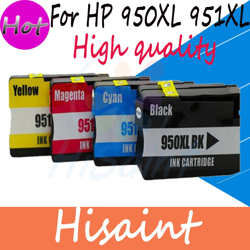 Hisaint совместимый для HP 950 951 XL 951XL чернильные картриджи Officejet Pro 8100 8600-N911 принтер с