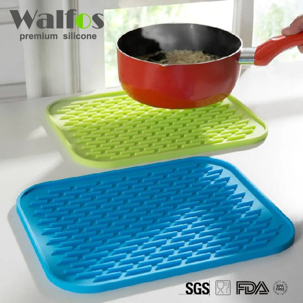 

WALFOS 1 piece Multifunction Non-slip Heat Resistant Mat Coaster Cushion Placemat Pot Holder