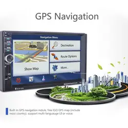 7021gm автомобиля mp5 плеер GPS навигации 1080 P HD цифровой Экран Bluetooth стерео Радио 7 дюймов Универсальный dvd-плеер дистанционный пульт