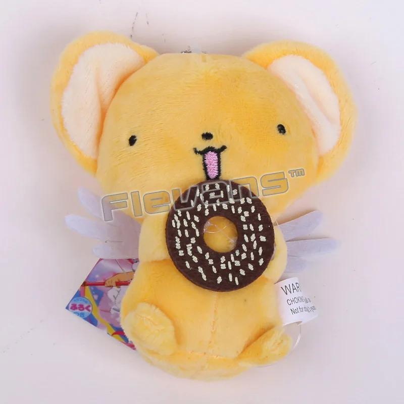 Аниме С мультипликационным рисунком Captor Sakura Kero мини плюшевые подвески мягкие игрушки куклы 10 см 10 шт./партия