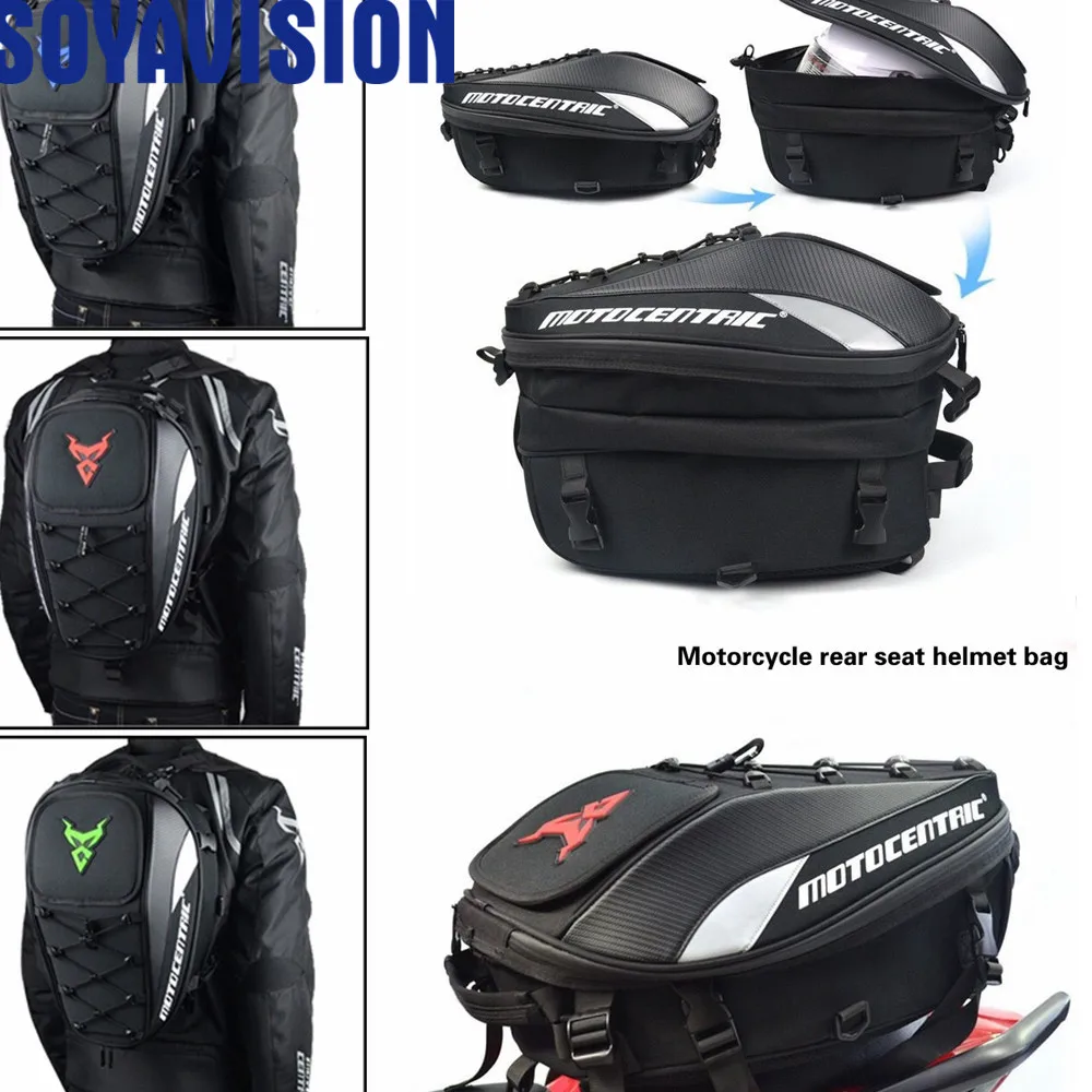 

Universal For Motorcycle Bags Luggage Saddle Bags Tail Bag Multifunction Motorcycle Rear Seat Bag High Capacity Motorcy